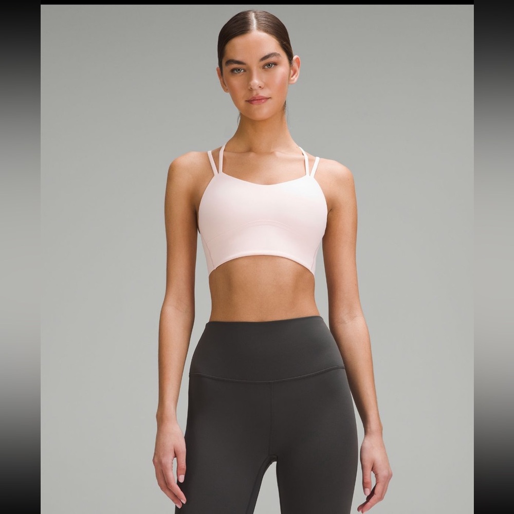 Lululemon Like a Cloud Longline Bra *Light Support, B/C Cup Strawberry Milkshake